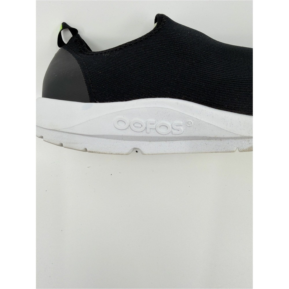 OOFOS OOmg Low Shoe Women Size 10 Black Recovery Slip On Sneaker - Picture 9 of 11